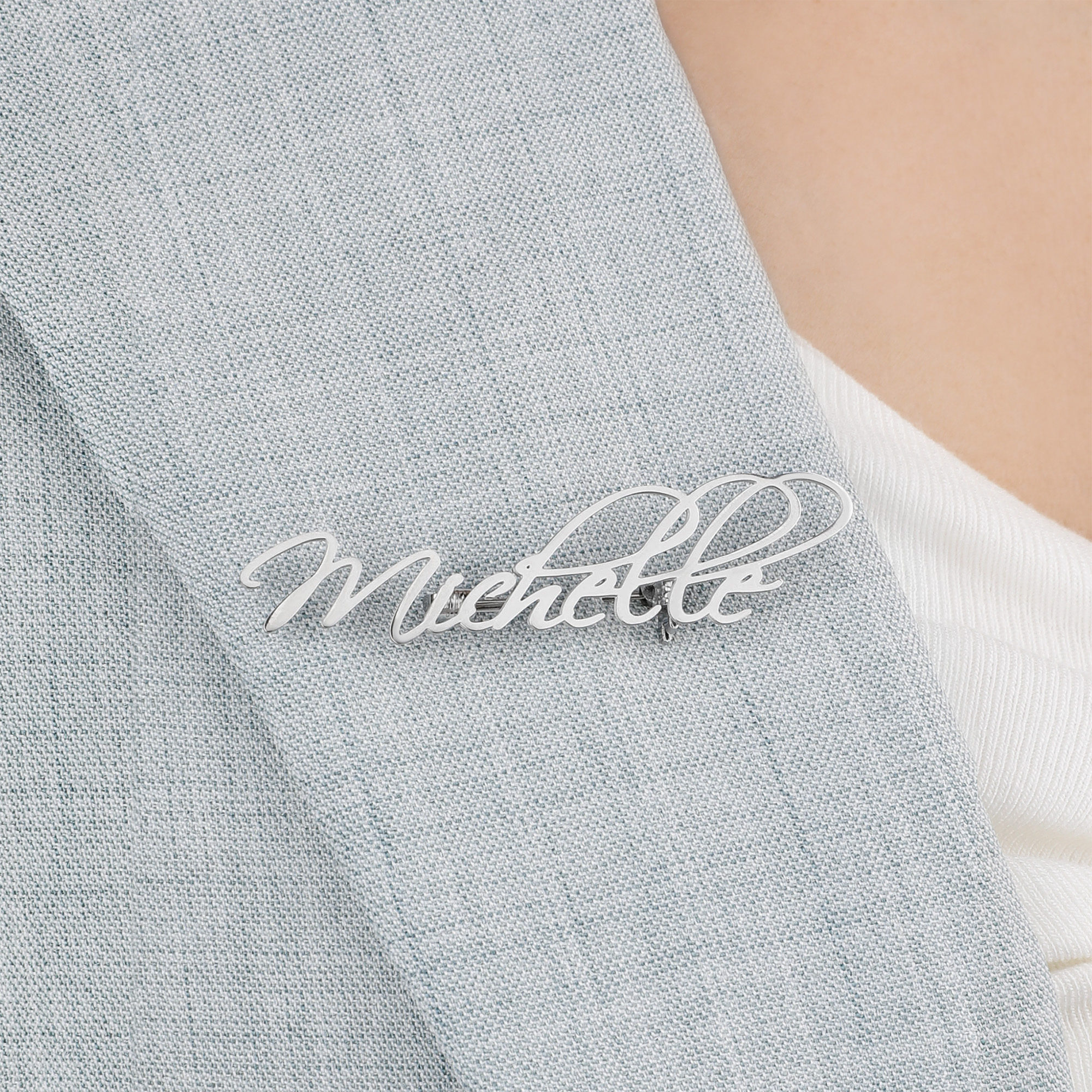 Broche Personnalisée avec Nom Accessoires Sororité Cadeau Journée d’Intégration ou Initiation pour Sœurs et Amies