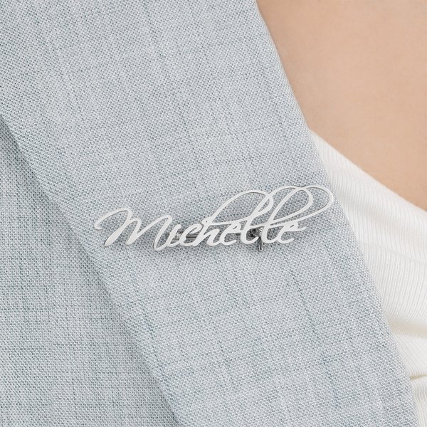 Gepersonaliseerde Soror Naam Broche Pin Sorority Accessoires Bid Day Sorority Initiatie Gift voor Zus Vriendin