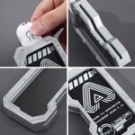 Personalized Digital Life Initial ID Card Badge Holder with Name and Password Back to School Office Birthday Gift for College Student Coworker