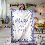 Toile De Jouy Personalizada Línea 1-7 Gatos Manta Suave con Nombres Decoración del Hogar Regalo de Cumpleaños para Amante de los Gatos
