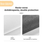 Paillasson Antidérapant Personnalisé avec Motif d'Animal Nom et Texte Cadeau de Pendaison de Crémaillère Cadeau d'Anniversaire pour Famille et Amis