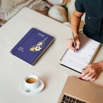 Personalized Birth Flower Name 2026 Planner A5 Notebook with Weekly Monthly Planning Pages and Tabs Office Birthday Gift for Coworkers Friends