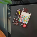 Personalized Pencil Apple Puzzle Piece Shaker Fridge Magnet Birthday Appreciation Back to School Gift for Teachers