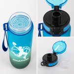 Personalisierte Ball-Motiv Sport Trinkflasche 1000 ml mit Skala und Namen Geburtstag Spieltag Geschenk für Sportbegeisterte Teammitglieder