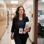 Personalised Cartoon Character Rainbow Pencil Bow Graffiti ID Badge Holder with Name Teacher's Day Back to School Birthday Gift for Teachers