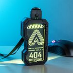 Personalized Digital Life Initial ID Card Badge Holder with Name and Password Back to School Office Birthday Gift for College Student Coworker