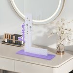 Personalized Multicolor Name Initial Acrylic Earring Holder with Base Earring Display Desktop Decor Birthday Holiday Gift for Women