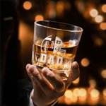 Personalized Vintage Football Theme Whiskey Decanter with Engraved Name Bar Accessory Anniversary Birthday Gift for Whiskey Liquor Lovers