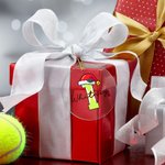 Personalized Basketball Football Acrylic Ceramic Glass Hanging Ornament with Name and Number Tree Decoration Christmas Gift for Ball Sports Lovers