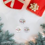 Personalized Nurse Acrylic Ceramic Glass Hanging Ornament with Name and Year Tree Decoration Christmas Appreciation Gift for Medical Staff