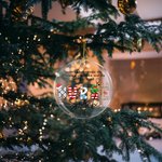 Personalized Nurse Acrylic Ceramic Glass Hanging Ornament with Name and Year Tree Decoration Christmas Appreciation Gift for Medical Staff