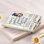 Personalized Library Card Cartoon Character Book Sleeve Protector with Front Pocket and Name Reading Club Birthday Gift for Bookworms