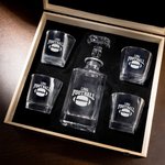Personalized Vintage Football Theme Whiskey Decanter with Engraved Name Bar Accessory Anniversary Birthday Gift for Whiskey Liquor Lovers