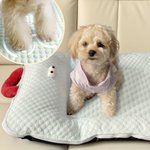 Alfombrilla de refrigeración personalizable con foto y nombre de la mascota con soporte y asa de espuma de confort Artículos para mascotas Regalo de cumpleaños para dueños de mascotas