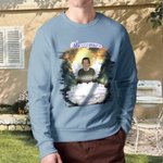 Personalisierte In Erinnerung Flügel Foto Gedenk T-Shirts Sweatshirts mit Namen und Datum Trauergeschenk für den Verlust eines Geliebten Menschen