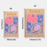 Personalized Bible Floral PU Leather Notebook with Name Birthday Anniversary Religious Gift for Family Friends Christian