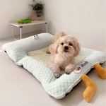 Alfombrilla de refrigeración personalizable con foto y nombre de la mascota con soporte y asa de espuma de confort Artículos para mascotas Regalo de cumpleaños para dueños de mascotas