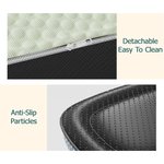 Alfombrilla de refrigeración personalizable con foto y nombre de la mascota con soporte y asa de espuma de confort Artículos para mascotas Regalo de cumpleaños para dueños de mascotas