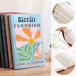 Personalized Bible Floral PU Leather Notebook with Name Birthday Anniversary Religious Gift for Family Friends Christian