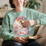 Personalisierte In Erinnerung Flügel Foto Gedenk T-Shirts Sweatshirts mit Namen und Datum Trauergeschenk für den Verlust eines Geliebten Menschen