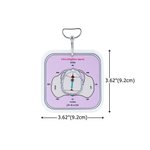Insignia personalizada de la rueda de posición fetal con nombre y título Parto Educación Visual Ayudante Regalo de graduación para estudiantes de matronas