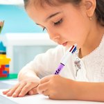 Personalised Retro Birth Flower Acrylic Charm 4-in-1 Pen with Name Teacher's Day Back to School Appreciation Gift for Teaches Students Kids