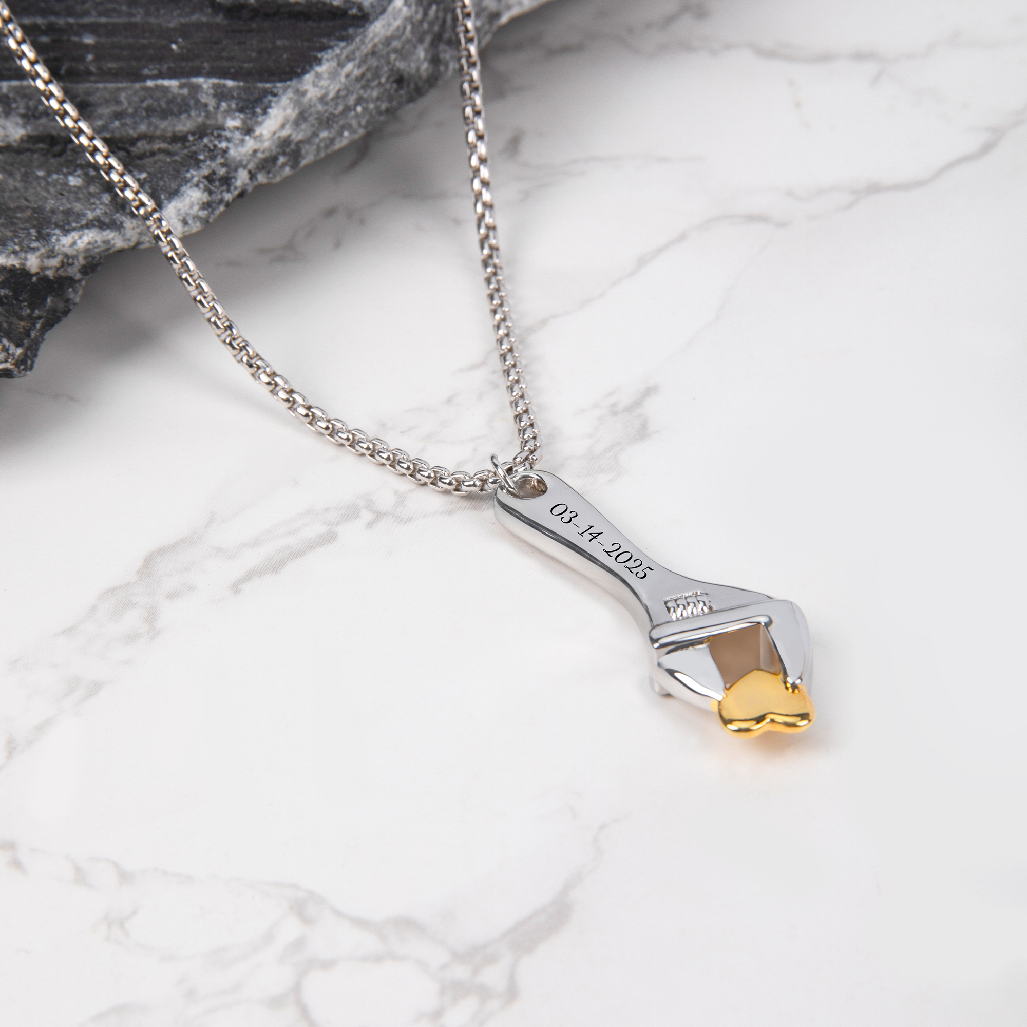 Collier d'urne personnalisé avec texte gravé Bijoux de crémation Cadeau de sympathie pour la perte d'un être cher