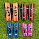 Personalized Colorful Styles Durable Shin Guards with Team Name and Logo Birthday Team Gift for Soccer Players Lovers