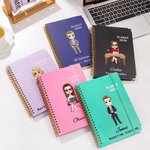Personalised Cartoon Character 2026 Planner Name and Title A5 Notebook with Weekly Planning Pages Birthday Anniversary Gift for Office Workers