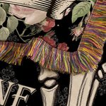 Personalized Gothic Skeleton Hands Heart Rose Soft Throw Blanket with Tassel and Name Home Decor Halloween Wedding Gift for Couple Goth Lovers