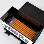 Personalized Chinese-style Pink Bow Pencil Dispenser with Text Classroom Decor Back to School Appreciation Gift for Teacher