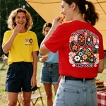 Personalized 1-3 Cute 3D Cartoon Dogs T-shirt Sweatshirt with Name  Birthday Adoption Anniversary Gift for Women Dog Lovers