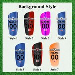 Personalized Colorful Styles Durable Shin Guards with Team Name and Logo Birthday Team Gift for Soccer Players Lovers