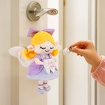 Henkilökohtainen söpö Tooth Fairy Plush Doll roikkuu tyyny nimi ja tasku lasipullo makuuhuoneen sisustus hammas menetys matkamuisto lahja lapsille