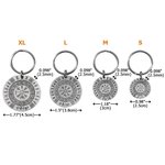 Etiqueta nórdica vikinga personalizada para perro con nombre y texto Artículos para mascotas Uso diario Fiesta de mascotas Regalo de cumpleaños para dueños de mascotas Amantes de la cultura nórdica