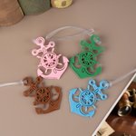 Personalized Ship Wheel Boat Anchor Hanging Nautical Ornament with Name Birthday Travel Gift for Sailing Enthusiasts Ocean Lovers Sailors