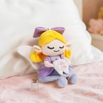 Henkilökohtainen söpö Tooth Fairy Plush Doll roikkuu tyyny nimi ja tasku lasipullo makuuhuoneen sisustus hammas menetys matkamuisto lahja lapsille