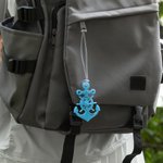 Personalized Ship Wheel Boat Anchor Hanging Nautical Ornament with Name Birthday Travel Gift for Sailing Enthusiasts Ocean Lovers Sailors