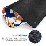 Personalized Camouflage Stripes Number Initials Mouse Pad with Name Daily Use Anniversary Gift for Young People