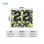 Personalized Camouflage Stripes Number Initials Mouse Pad with Name Daily Use Anniversary Gift for Young People