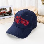 Personalised 100% Cotton Embroidered Line Car Photo Baseball Cap with Text Birthday Father's Day Gift for Car Lover Man