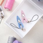 Personalized Multicolor Mini Yarn Scissor with Initial Charm Travel Birthday Anniversary Gift for Knitting Sewing Lovers