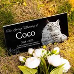 Gepersonaliseerde huisdierportret Gedenksteen Herdenkingssteen bij Verlies van een Huisdier Troostgeschenk voor Dierenliefhebbers en -Eigenaren