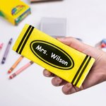 Lápiz personalizado con purpurina y diseño de crayón Borrador de pizarra con 2 rotuladores Día del Profesor Regalo de agradecimiento por la vuelta al cole para educadores