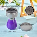 Personalisierter Blumen Buchmotiv Stempel mit Text und Namen Geburtstag Geschenk für Buchliebhaber Bücherwürmer