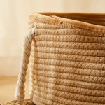 Personalized Cute Pet Photo Cotton Linen Pet Bed Basket with Handle and Name Medium Large Cat Daily Use Birthday Adoption Day Gift for Pet Owners