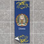 Serviette de yoga antidérapante avec nom et sac de voyage en maille Accessoires de sport Cadeau de fitness pour les amateurs de yoga