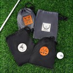 Personalisierte Golfschläger Tees Design Golf Wertsachen Tasche mit Namen und Initialen Golf Zubehör Geburtstag Geschenk für Golfspieler Liebhaber