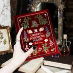 Vase à livres en acrylique transparent avec nom Décoration de bibliothèque Cadeau d'Halloween pour les amoureux des livres