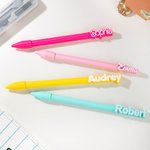 Gepersonaliseerde 3D gedrukte meerdere lettertypen naam Pen 3 stuks terug naar school Gift voor Kid Student Leraar